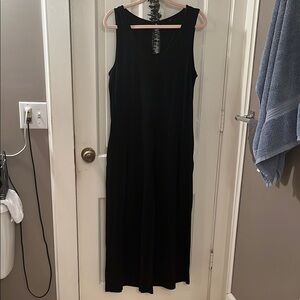 Black Sleeveless One Piece Jumper